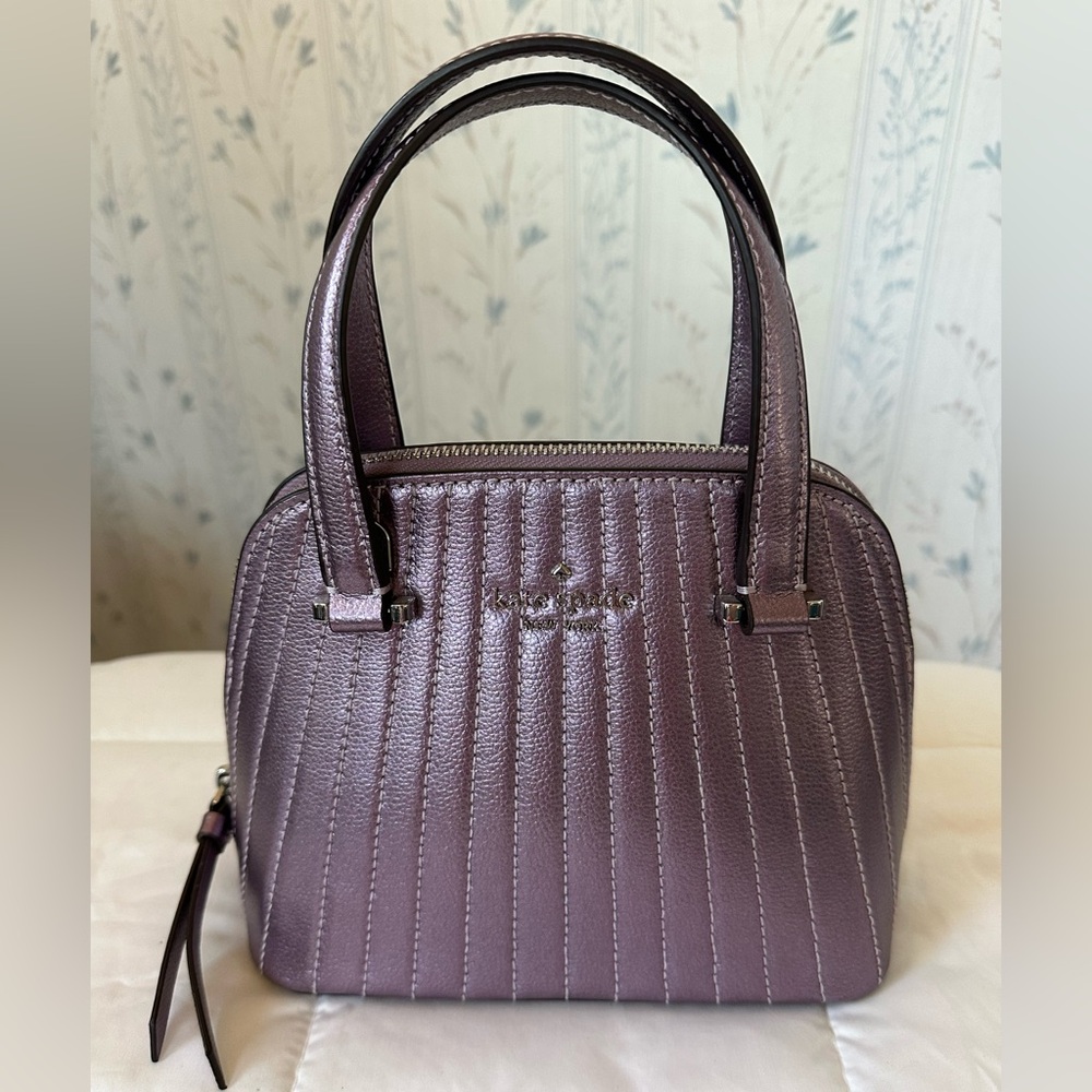 Kate Spade Metallic Purple Mini Satchel